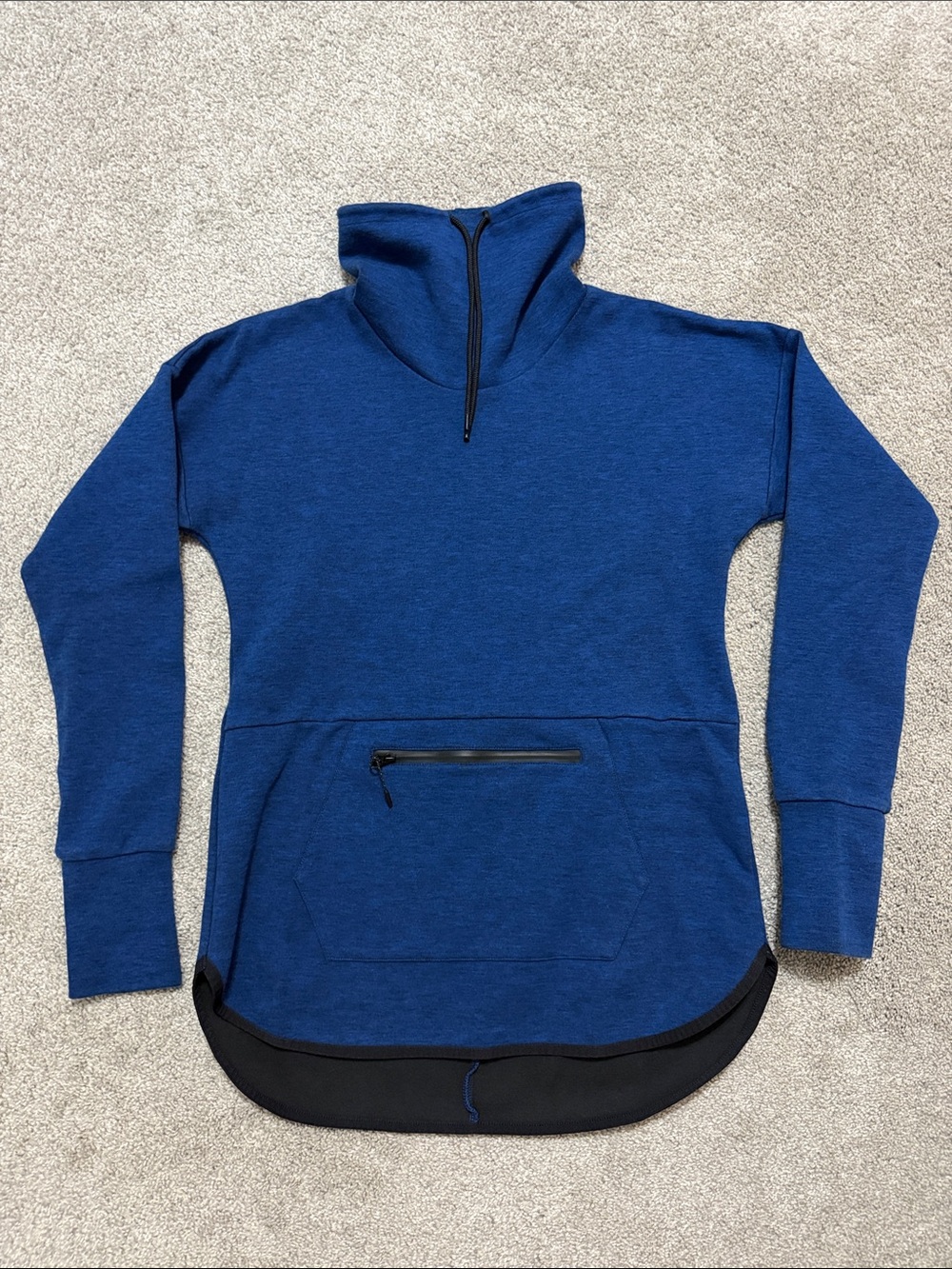 C9 by Champion High Neck Pullover Sweatshirt in Deep Blue Size S